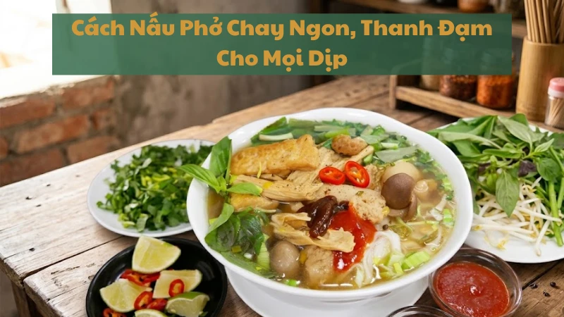 Cách Nấu Phở Chay Ngon, Thanh Đạm Cho Mọi Dịp