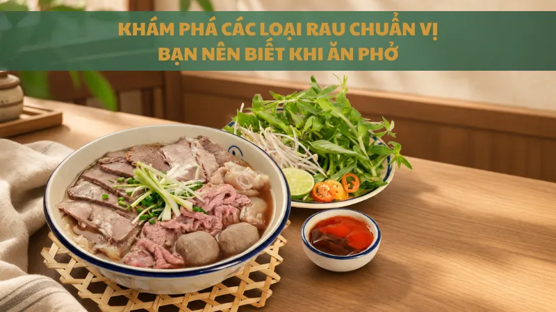 Khám Phá Các Loại Rau Chuẩn Vị Bạn Nên Biết Khi Ăn Phở